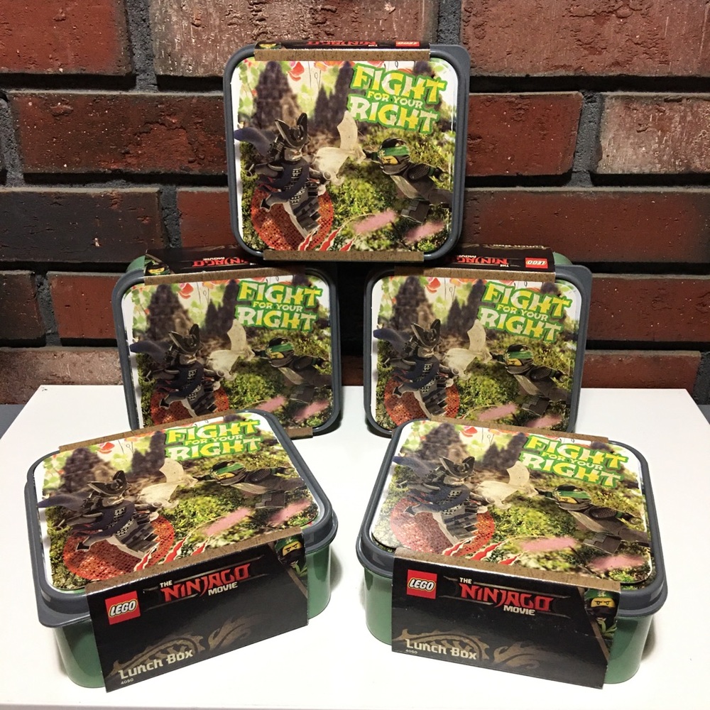 5 New Lego NinjaGo Movie Lunch Boxes